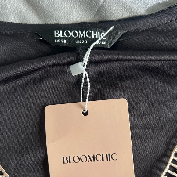 (NWT) Bloomchic - Black Floral Long Sleeve Top - Picture 6 of 9